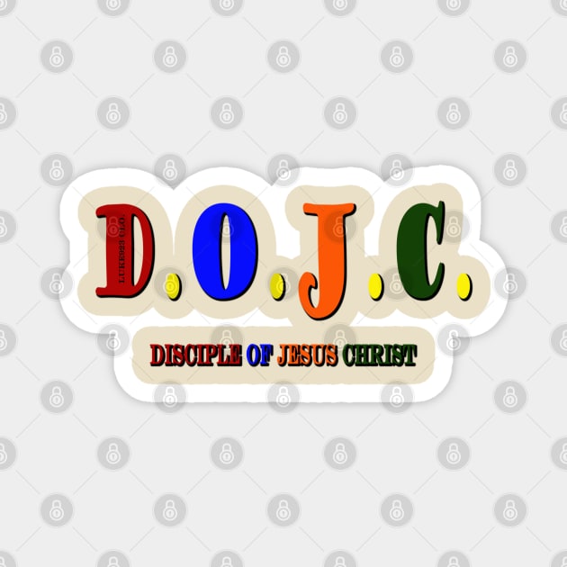 DOJC Magnet by Luke923 Clothing