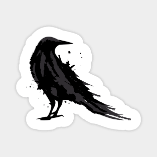 A black raven Magnet