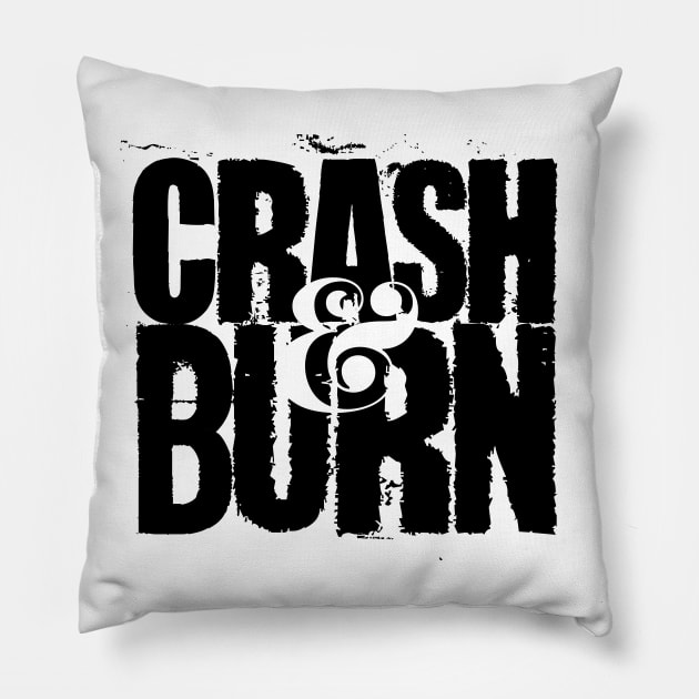 Crash and Burn Pillow by Puff Sumo