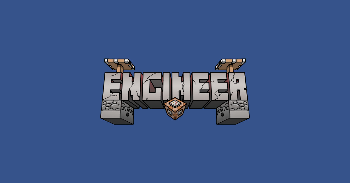 Minecraft Redstone Engineer Engineer TShirt TeePublic