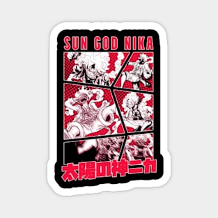 sun god nika Magnet