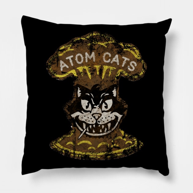 Atom Cats Pillow by dudepal