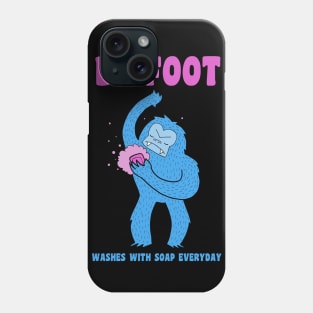 Bigfoot And His Best Buddy, Soap Phone Case