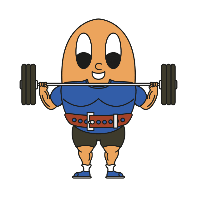 Weightlifter Egg by M.-P.-Mueller