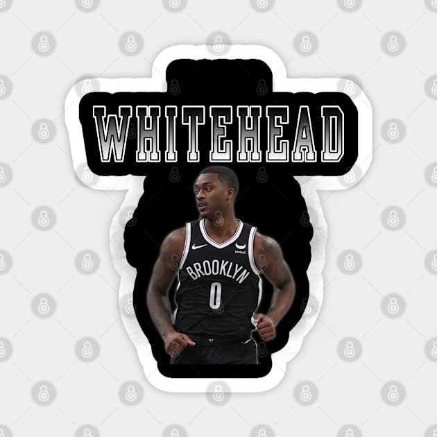 Dariq Whitehead Magnet by Bojes Art