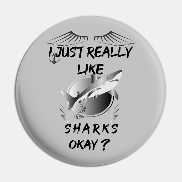 I just really like sharks okay? artwork Pin by vezny