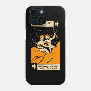 Gemini Tarot Card - Muchery Vintage Tarot Deck Phone Case