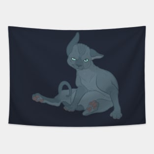 Judgmental Sphynx Tapestry