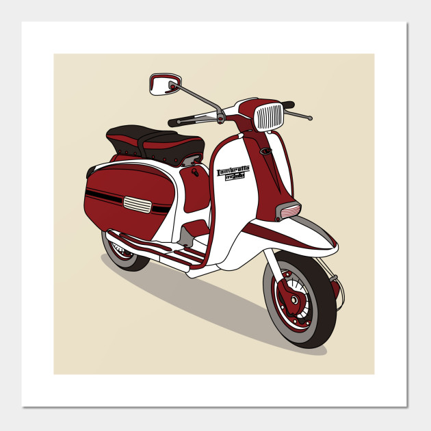 Lambretta Vespa Posters And Art Prints Teepublic