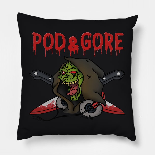 Reaper Logo Pillow by PodandGore