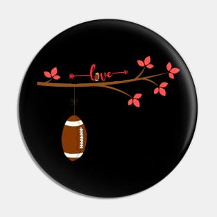 love football american Pin