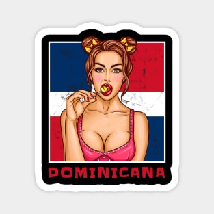 Proud Dominicana Flag, Republica dominicana gift heritage, Dominican girl Boy Friend dominicano Magnet