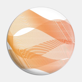 Geometric orange pattern waves Pin