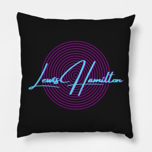 Lewis Hamilton Formula One neon Pillow