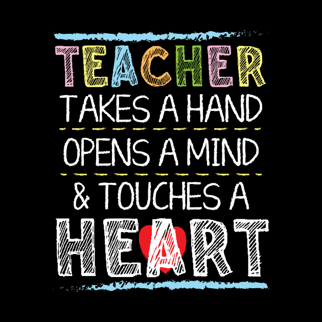 Teacher Takes A Hand Opens A Mind And Touches A Heart by bakhanh123