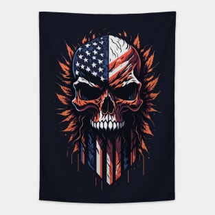 American Skull Tapestry