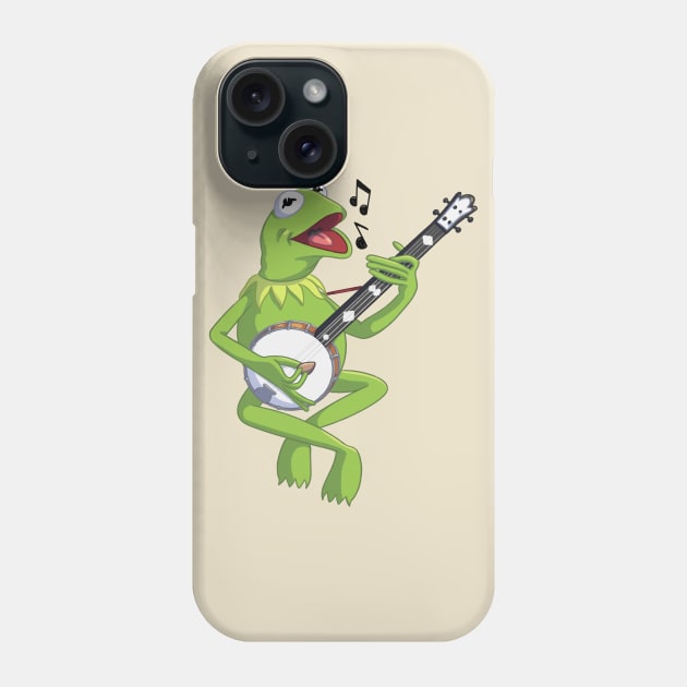 Kermit Phone Case by jfeldmanart