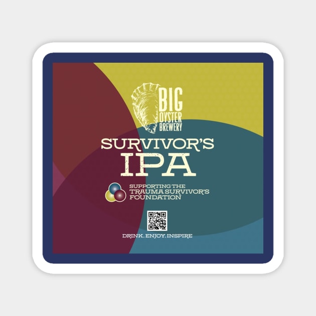 Survivors IPA Logo Magnet by The Trauma Survivors Foundation