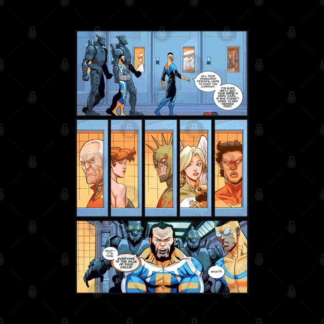 invincible comic strip by super villain