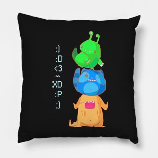 Cute Monsters Pillow