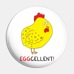 Eggcellent Pin