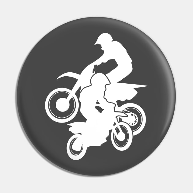 Motocross Dirt Bikes Off-road Motorcycle Racing Pin by hobrath