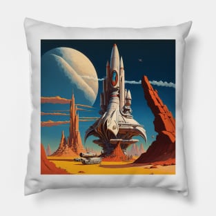 Alien Spaceship Pillow