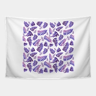 Modern Fern Leaves - Neon Tapestry