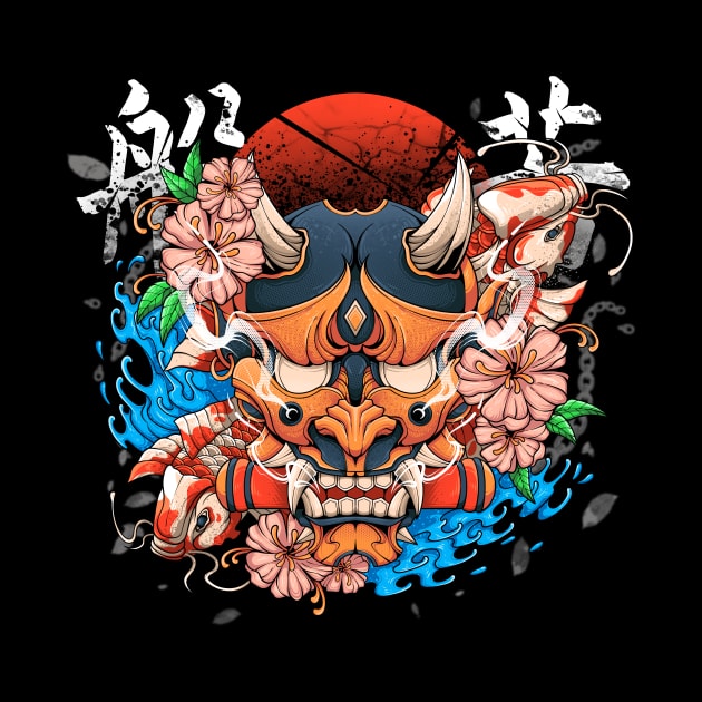 Hannya mask v1 by tegaart