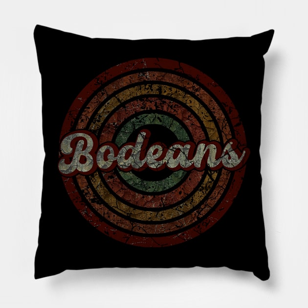 Bodeans vintage design on top Pillow by agusantypo