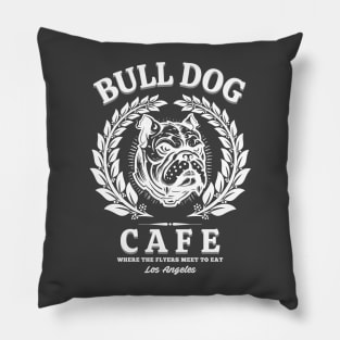 Bull Dog Cafe Original Aesthetic Tribute 〶 Pillow