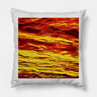 Abstract Sunset Pillow