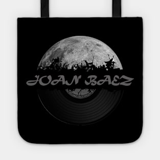 joan baez moon vinyl Tote