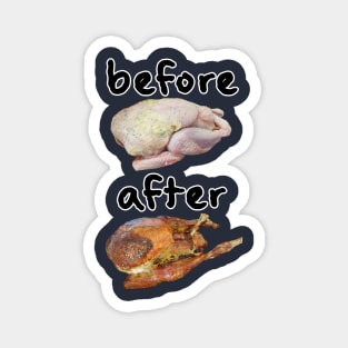 Thanksgiving Turkey Dinner Expectation Magnet