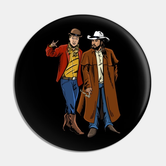 Old West Jay and Silent Bob Pin by blakely737