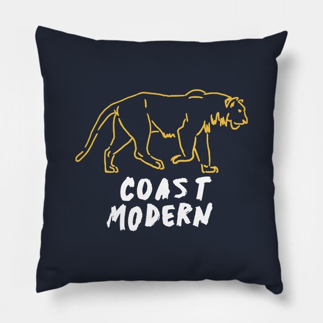 Coast Modern Animals Pillow by SpareFilm