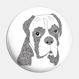 Boxer Dog Pin