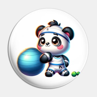 Fit Panda Trainer - Your Workout Buddy Pin