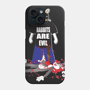 Marko Skitzo X Scum Bunny: Rabbits Are Evil! Phone Case