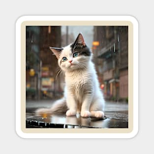 Cutest Kitten Cats Meme Ever Magnet