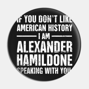 Funny American History Teacher Design Pin