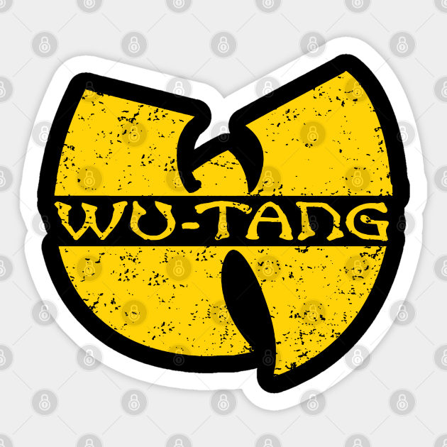 wu tang distressed - Wu Tang - Aufkleber | TeePublic DE