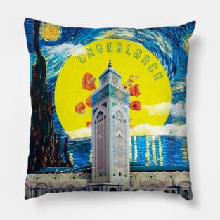 Casablanca vangogh Pillow