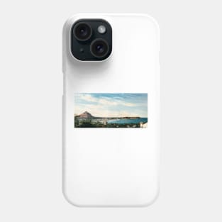 JAVEA AND MOUNTAIN MONTGO VIEWD FROM PORTITXOL. Phone Case