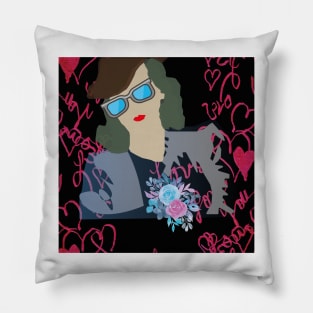 Copia de She is Athena and she is a free woman, she dresses with different patterns and color motifs Pillow