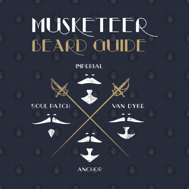 Musketeer Beard, Goatee and Mustache Guide by French Salsa