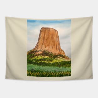 Devils Tower monument Tapestry