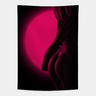 Sexy Couple Silhouette Tapestry