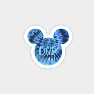 dcp college program ears tie dye Magnet