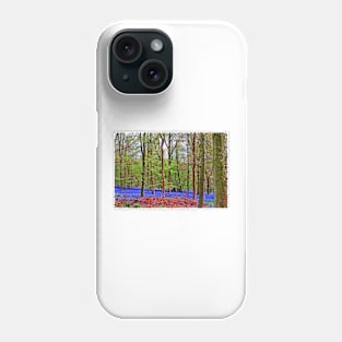 Bluebell Woods Greys Court Oxfordshire England UK Phone Case